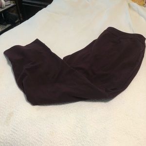 Maroon slacks gently worn